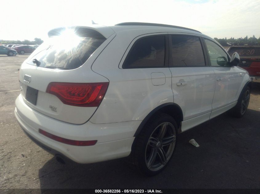 2014 AUDI Q7 3.0T S LINE PRESTIGE - WA1DGAFE3ED005869