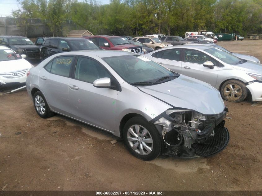 2016 TOYOTA COROLLA LE - 2T1BURHE0GC737099