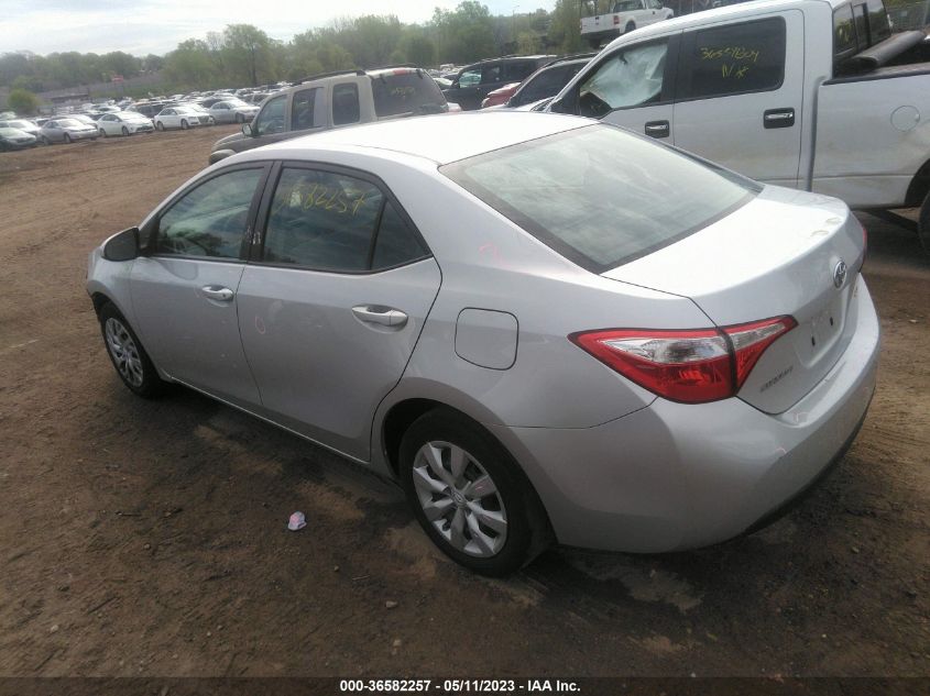 2016 TOYOTA COROLLA LE - 2T1BURHE0GC737099