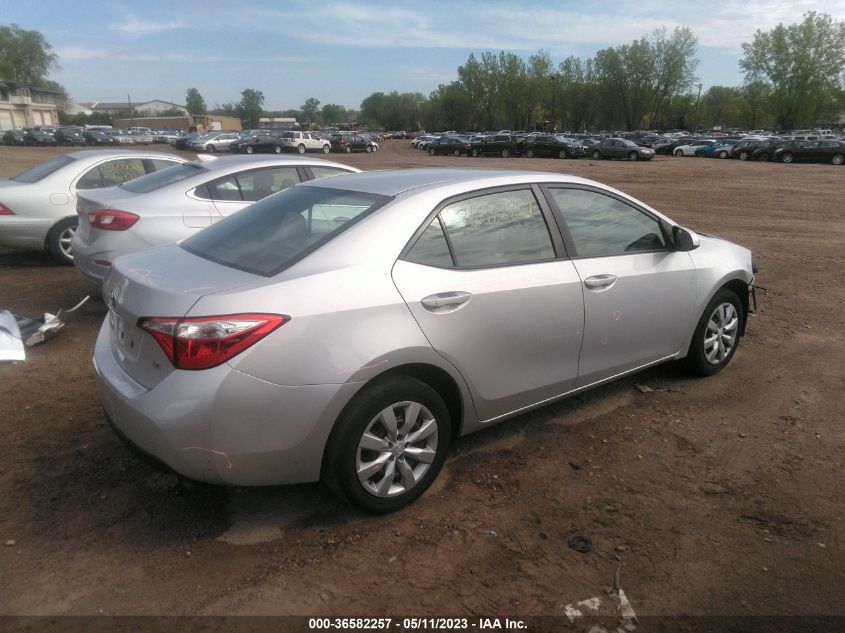 2016 TOYOTA COROLLA LE - 2T1BURHE0GC737099