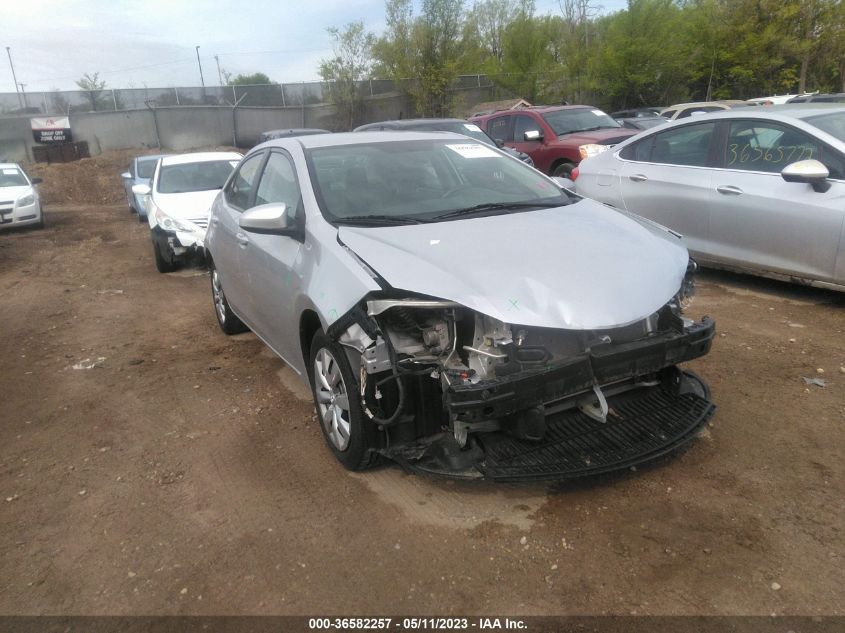 2016 TOYOTA COROLLA LE - 2T1BURHE0GC737099