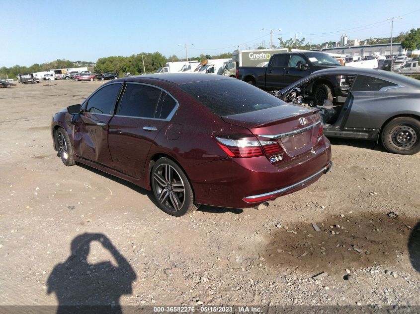 2017 HONDA ACCORD SEDAN SPORT SE - 1HGCR2F17HA032028