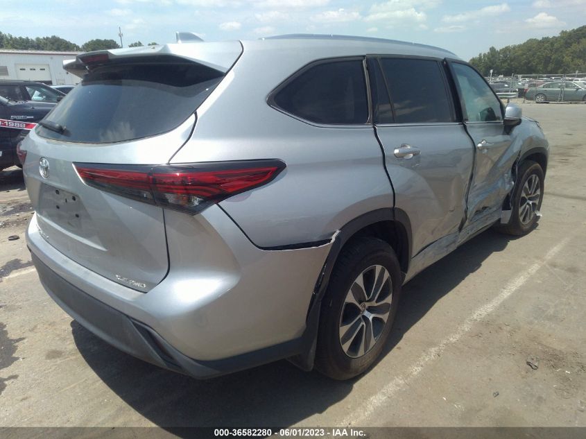 2021 TOYOTA HIGHLANDER XLE - 5TDGZRBH5MS155089