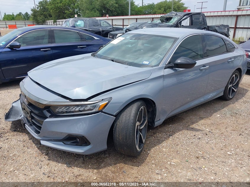 VIN 1HGCV1F48MA051410 2021 HONDA ACCORD SEDAN SPORT SE