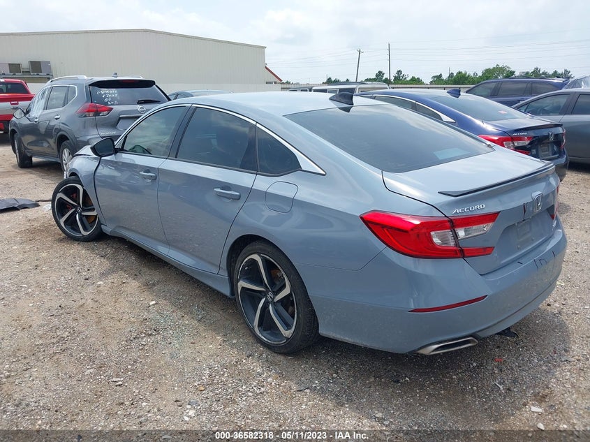 VIN 1HGCV1F48MA051410 2021 HONDA ACCORD SEDAN SPORT SE