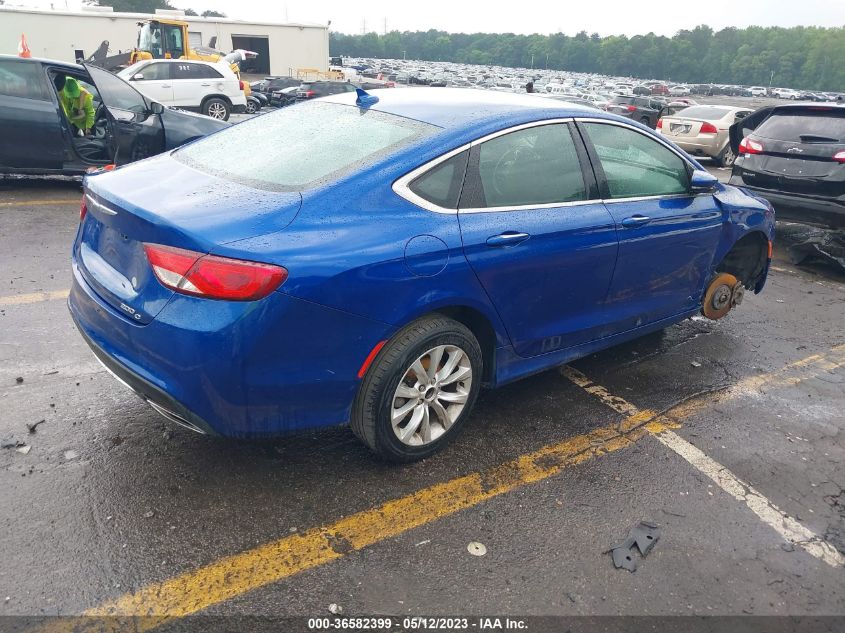 2015 CHRYSLER 200 C - 1C3CCCCG5FN519530