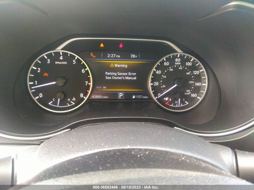 2019 NISSAN MAXIMA SL - 1N4AA6AV3KC382496