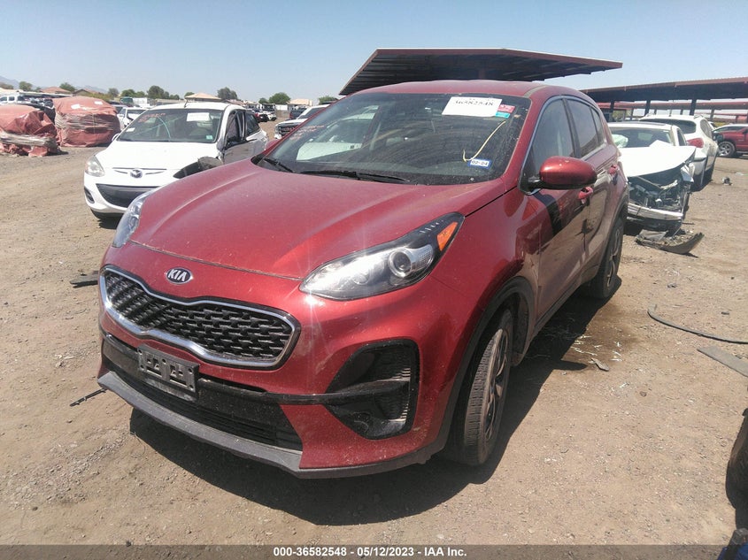 VIN KNDPM3AC2M7905074 2021 KIA SPORTAGE LX
