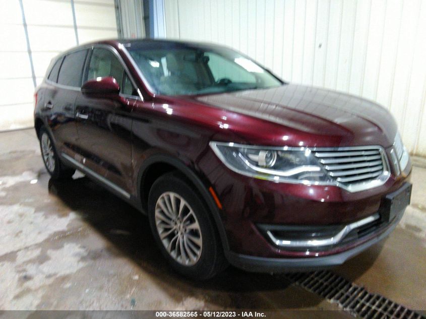 2017 LINCOLN MKX SELECT - 2LMPJ8KR1HBL20461