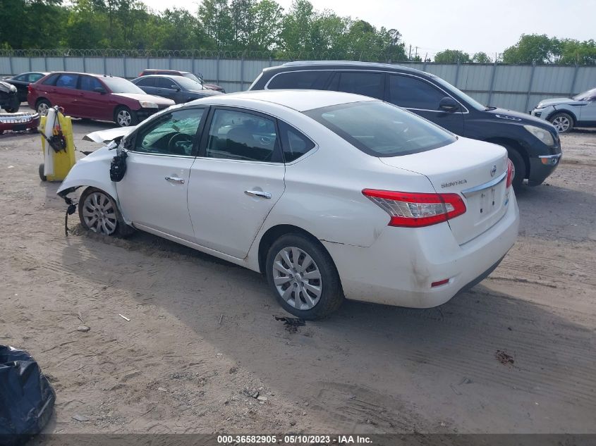 2013 NISSAN SENTRA S - 3N1AB7AP7DL772624