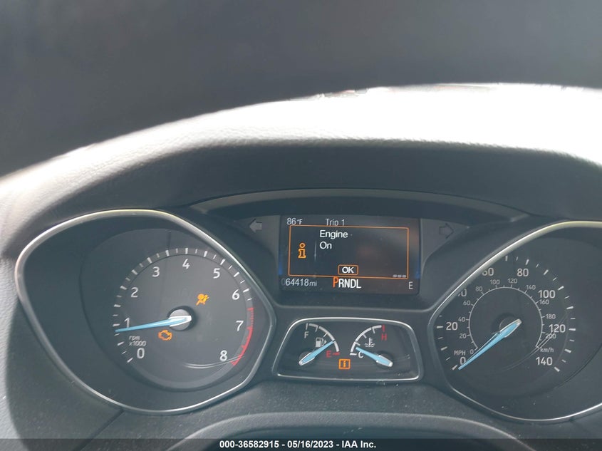 VIN 1FADP3K2XJL207451 2018 FORD FOCUS SE