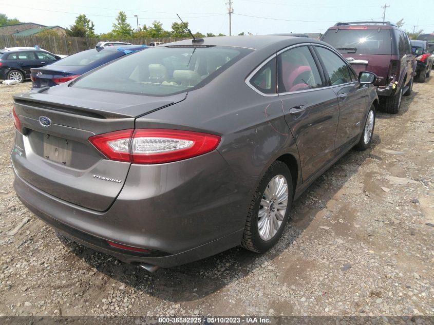 2014 FORD FUSION ENERGI TITANIUM - 3FA6P0SU9ER398618