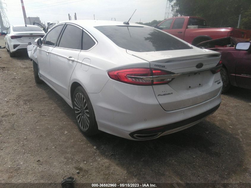 2018 FORD FUSION TITANIUM/PLATINUM - 3FA6P0D99JR206729