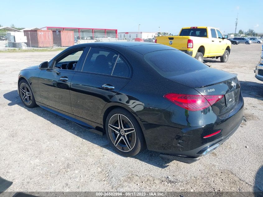 2022 MERCEDES-BENZ C-CLASS C 300 - W1KAF4GB4NR040074