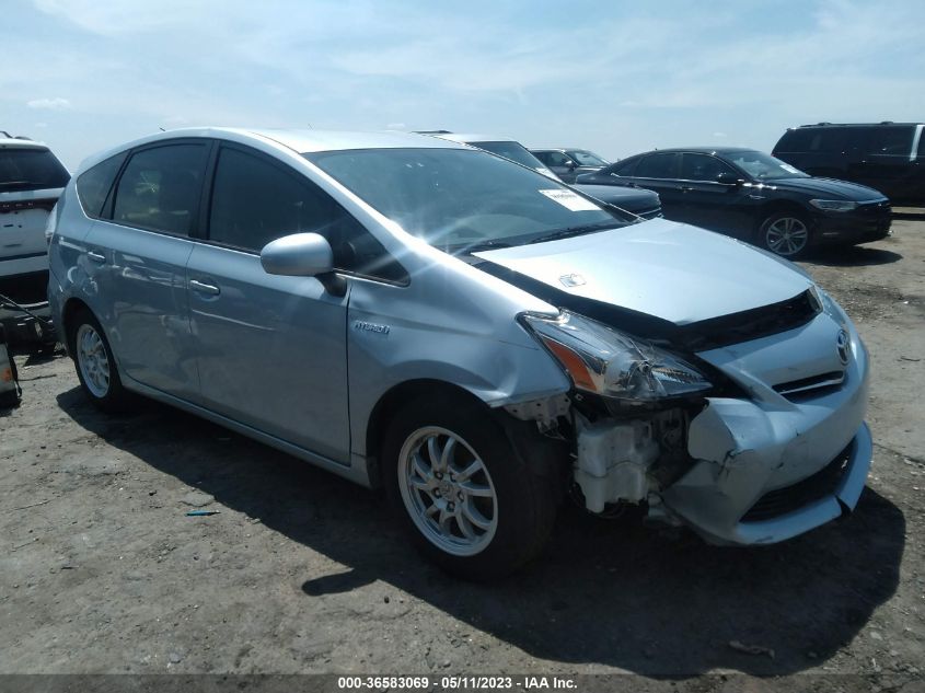 2013 TOYOTA PRIUS V TWO/THREE/FIVE - JTDZN3EU1D3267402