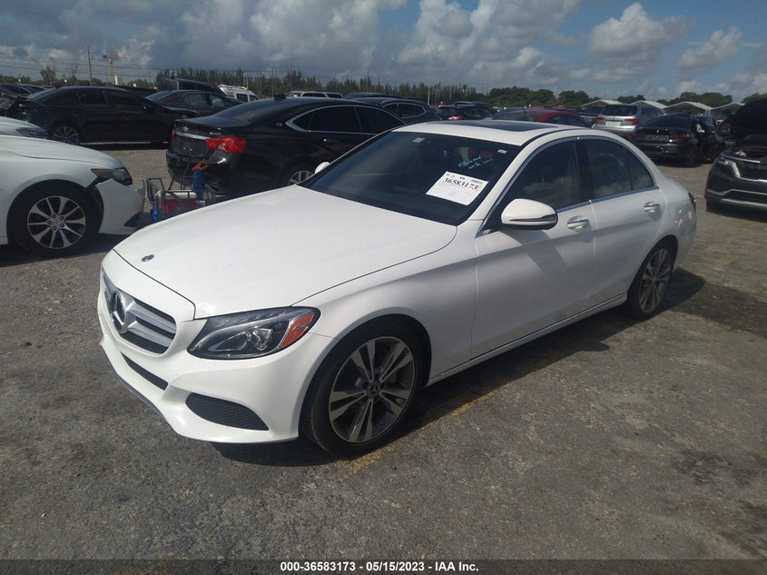 VIN 55SWF4JBXJU265543 2018 MERCEDES-BENZ C-CLASS C 300