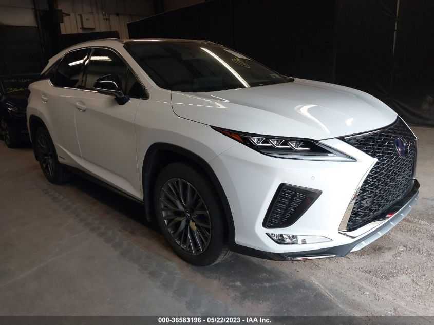 2022 LEXUS RX RX 450H F SPORT HANDLING - 2T2YGMDA9NC089214