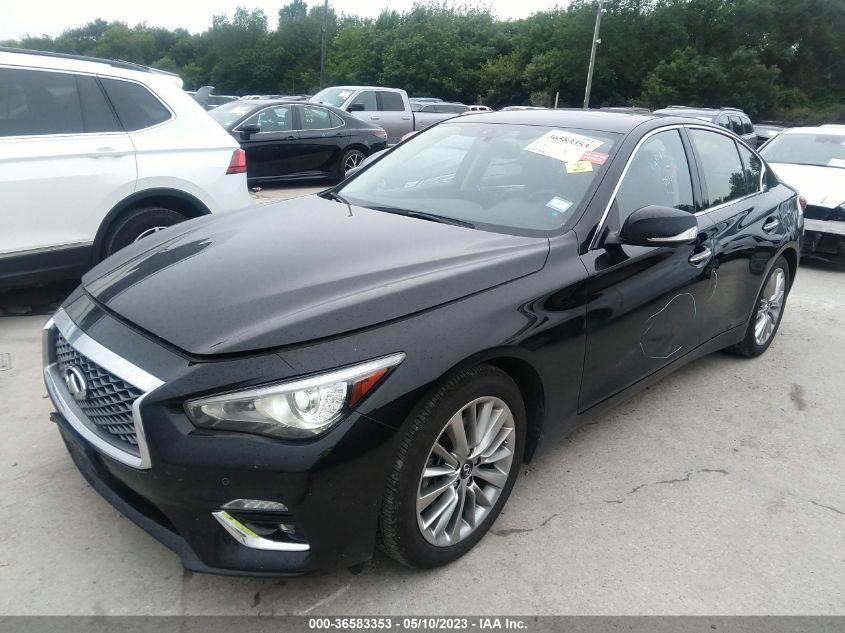 2021 INFINITI Q50 3.0T LUXE - JN1EV7BR1MM755848