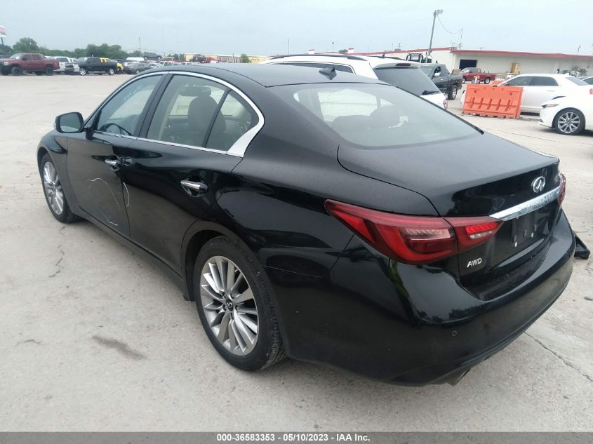 2021 INFINITI Q50 3.0T LUXE - JN1EV7BR1MM755848