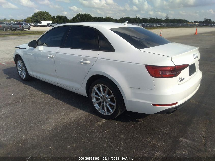 2017 AUDI A4 ULTRA PREMIUM - WAUGMAF41HA076512
