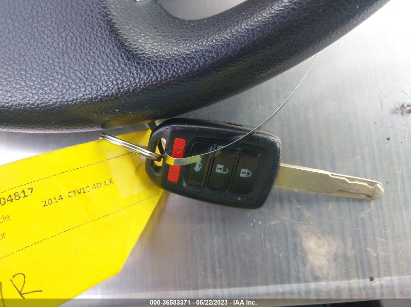 2014 HONDA CIVIC SEDAN LX - 2HGFB2F51EH547656