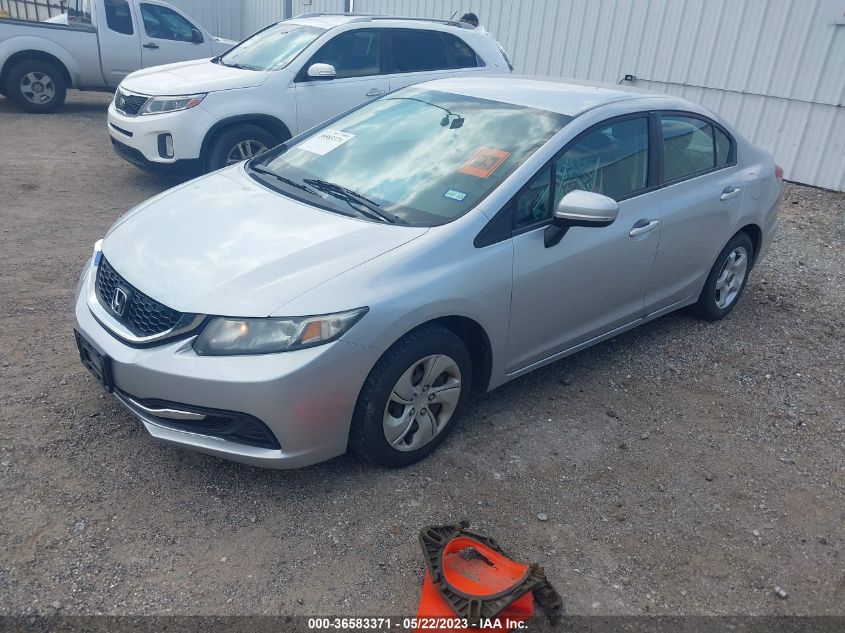 2014 HONDA CIVIC SEDAN LX - 2HGFB2F51EH547656