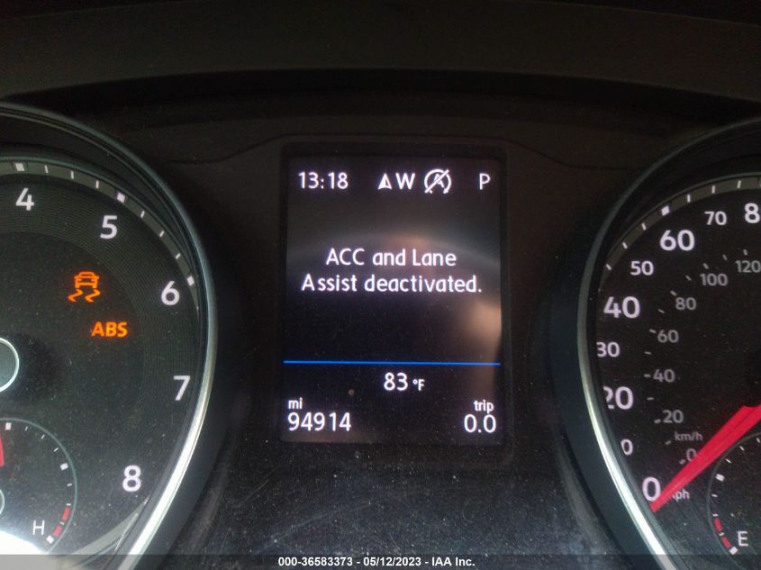 2018 VOLKSWAGEN ATLAS 3.6L V6 SEL - 1V2ER2CA9JC512527