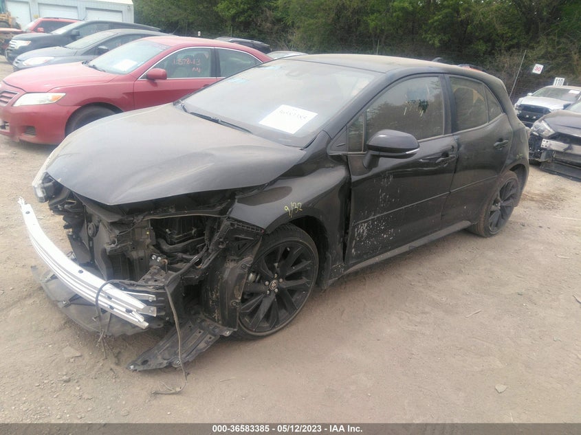 VIN JTND4MBE4N3190750 2022 TOYOTA COROLLA HATCHBACK SE/NIGHTSHADE/XSE