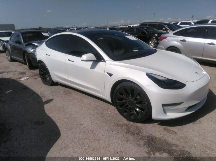 2021 TESLA MODEL 3 PERFORMANCE - 5YJ3E1EC7MF056192