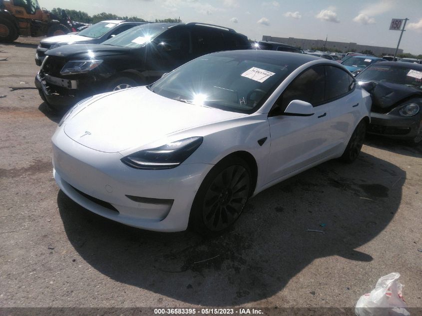 2021 TESLA MODEL 3 PERFORMANCE - 5YJ3E1EC7MF056192