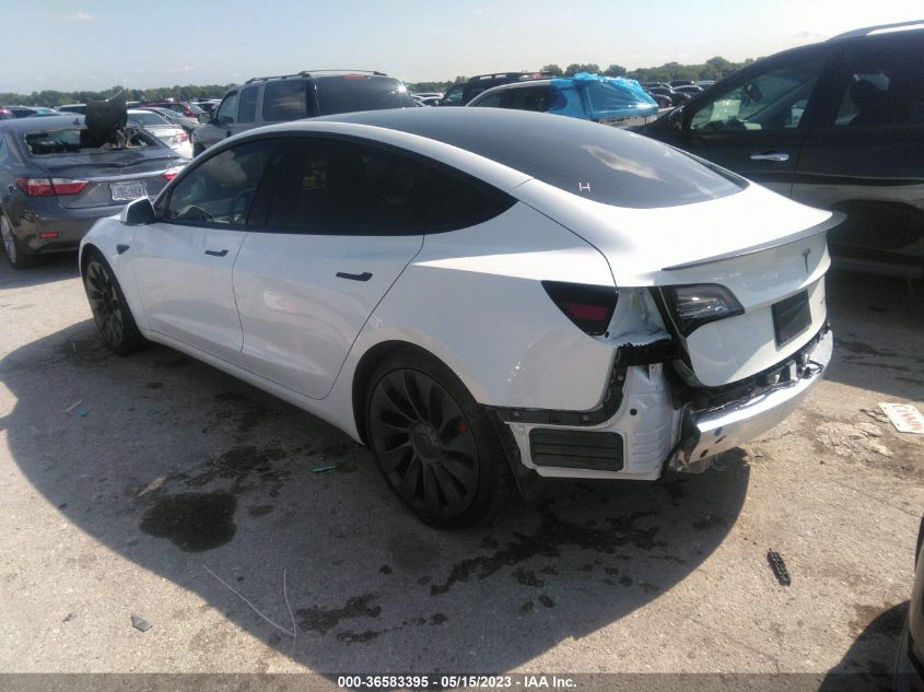 2021 TESLA MODEL 3 PERFORMANCE - 5YJ3E1EC7MF056192