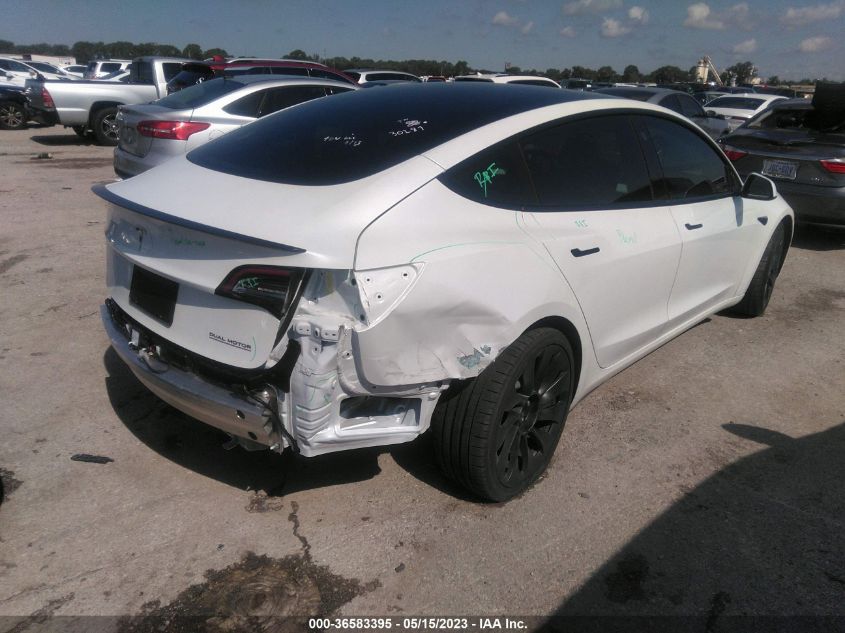 2021 TESLA MODEL 3 PERFORMANCE - 5YJ3E1EC7MF056192
