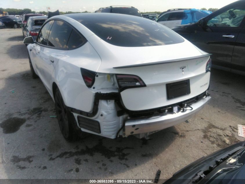 2021 TESLA MODEL 3 PERFORMANCE - 5YJ3E1EC7MF056192