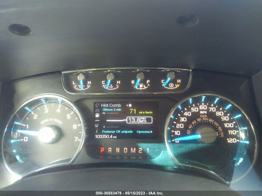 2013 FORD F-150 XL/XLT/FX4/LARIAT - 1FTFW1ET3DFC51373