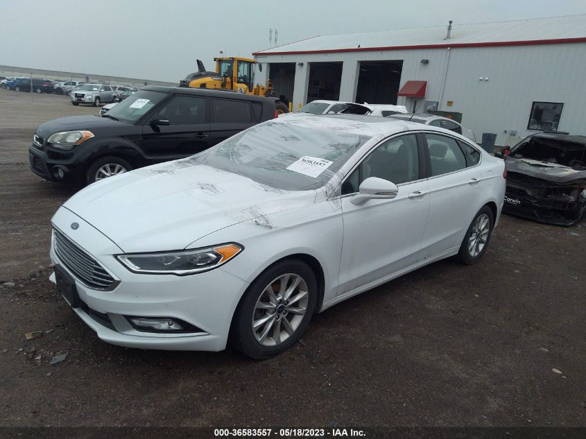 2017 FORD FUSION SE - 3FA6P0HD0HR114496