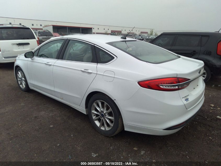 2017 FORD FUSION SE - 3FA6P0HD0HR114496