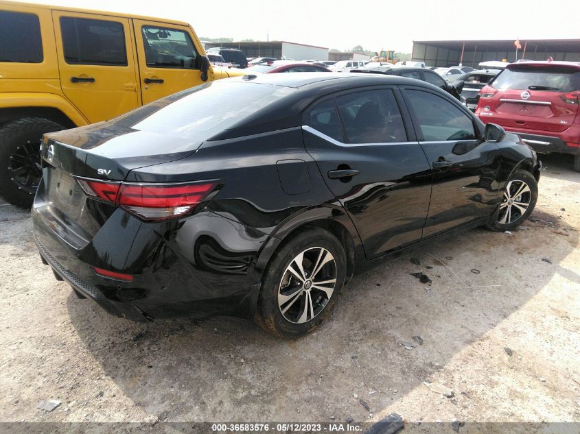 2022 NISSAN SENTRA SV - 3N1AB8CV9NY239096