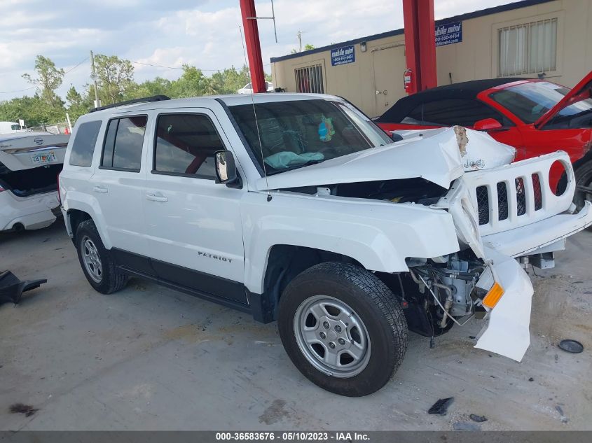 2016 JEEP PATRIOT SPORT - 1C4NJPBB5GD603636