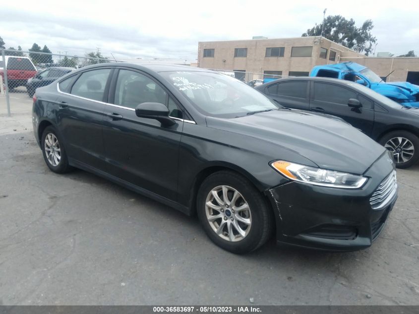 2016 FORD FUSION S - 3FA6P0G75GR106789