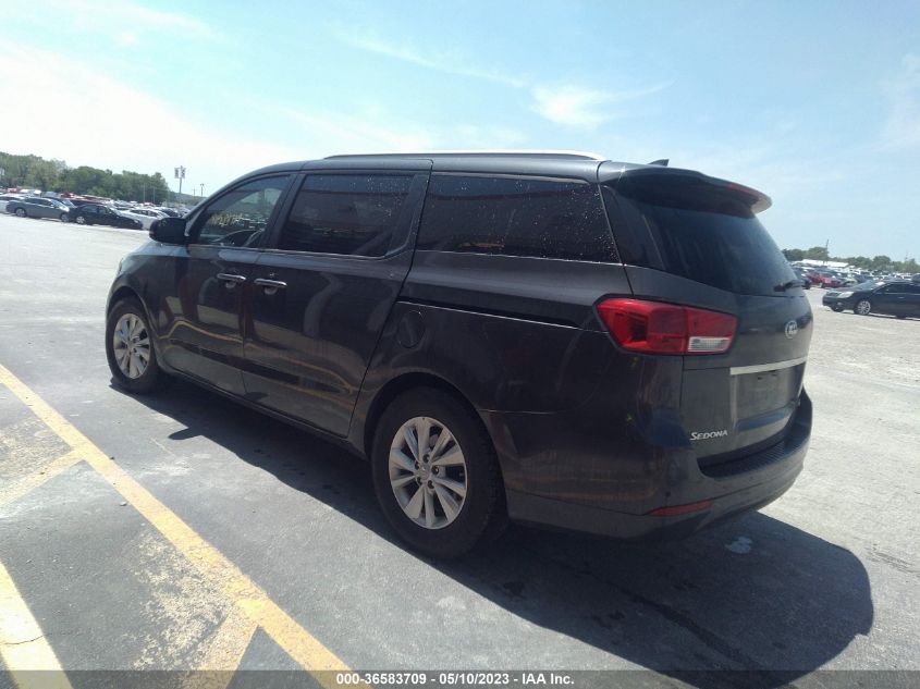 2016 KIA SEDONA LX - KNDMB5C14G6201503