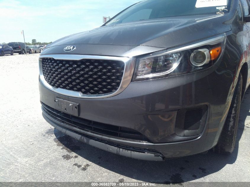 2016 KIA SEDONA LX - KNDMB5C14G6201503