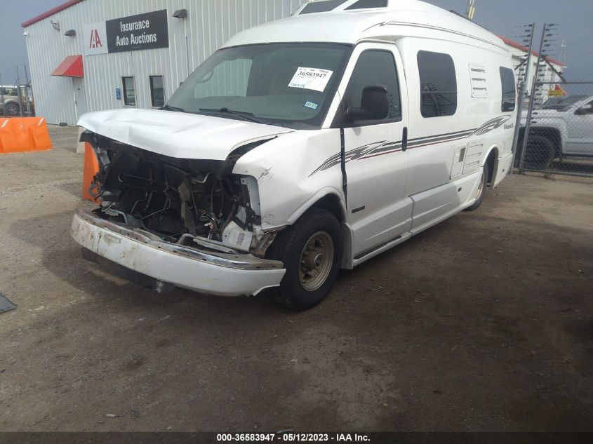 2013 CHEVROLET EXPRESS CARGO VAN - 1GCZGUCG1D1163646