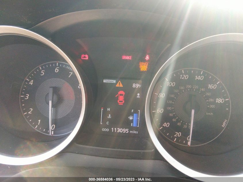 2014 MITSUBISHI LANCER EVOLUTION GSR JA32W8FV2EU006759