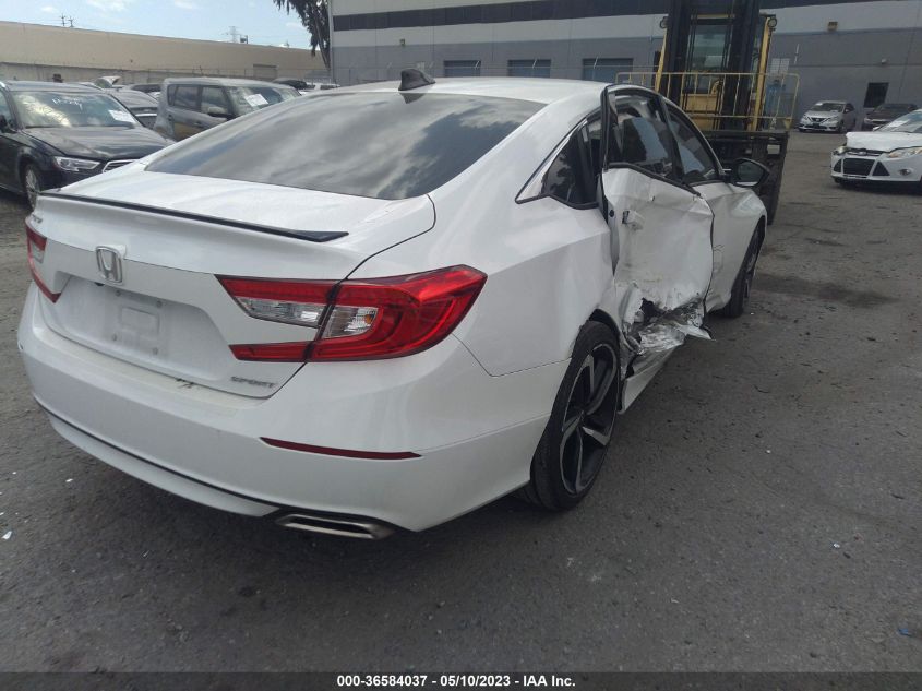 2021 HONDA ACCORD SEDAN SPORT - 1HGCV1F37MA077777