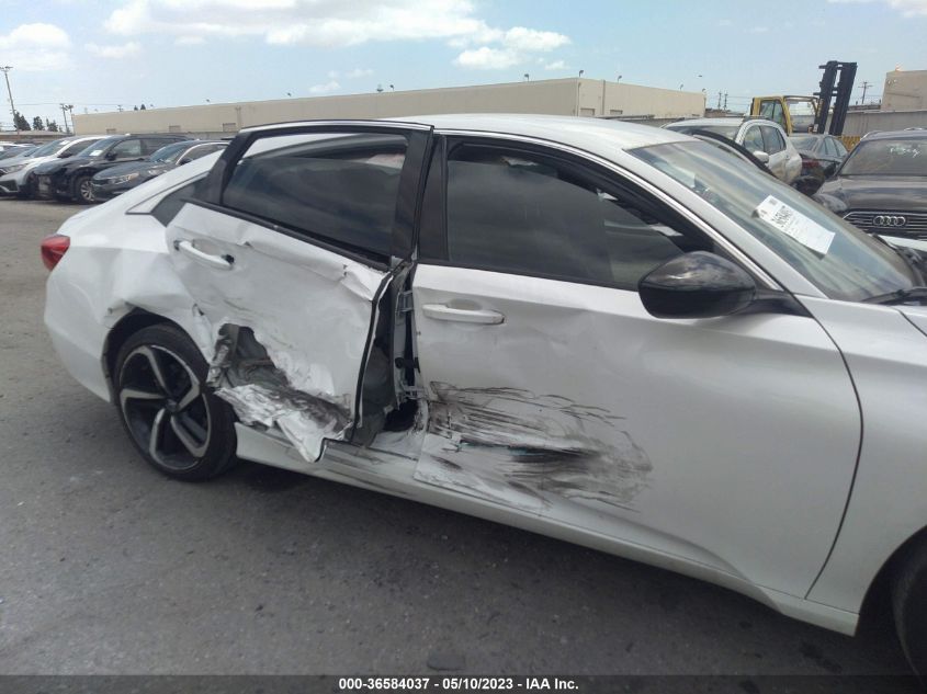 2021 HONDA ACCORD SEDAN SPORT - 1HGCV1F37MA077777