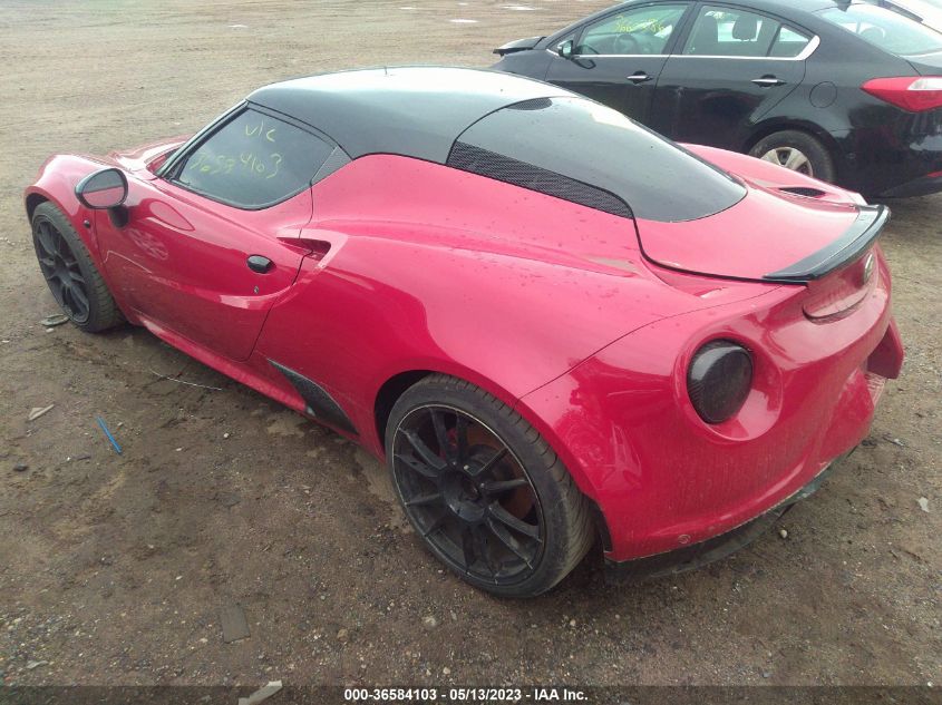 2015 ALFA ROMEO 4C - ZARBAAA43FM160426