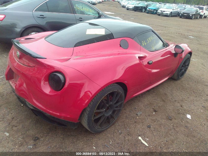 2015 ALFA ROMEO 4C - ZARBAAA43FM160426