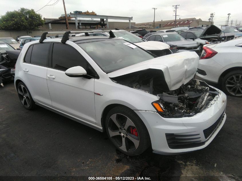 2016 VOLKSWAGEN GOLF GTI AUTOBAHN W - 3VW547AU6GM033562