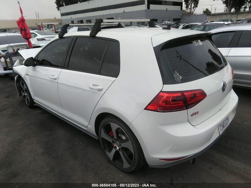 2016 VOLKSWAGEN GOLF GTI AUTOBAHN W - 3VW547AU6GM033562
