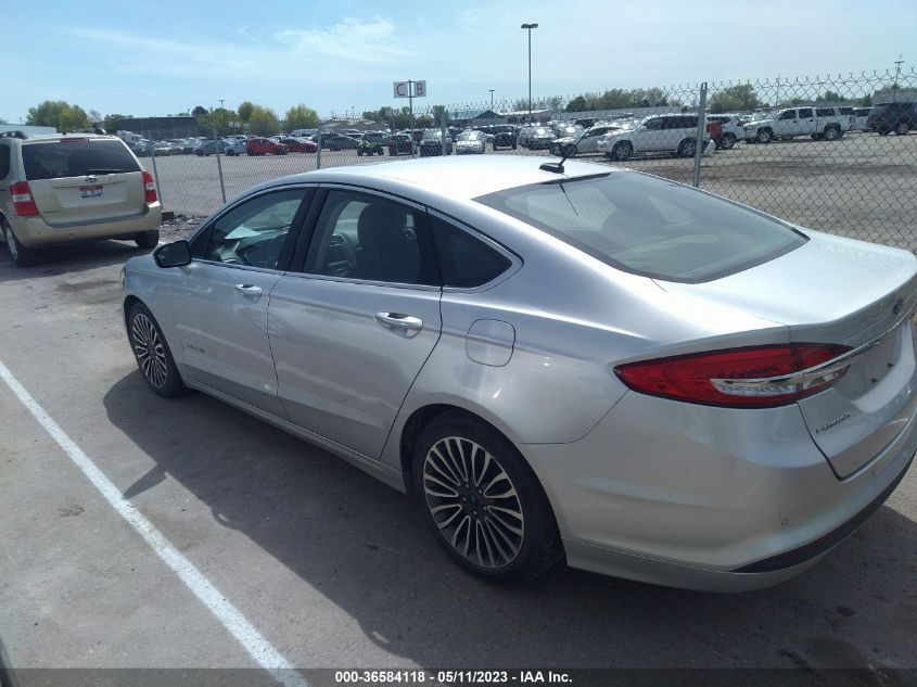 2017 FORD FUSION HYBRID SE - 3FA6P0LU2HR304467